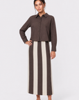 Dylan Skirt (Brown Ivory)