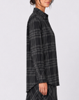 Marianne Top (Black Plaid)