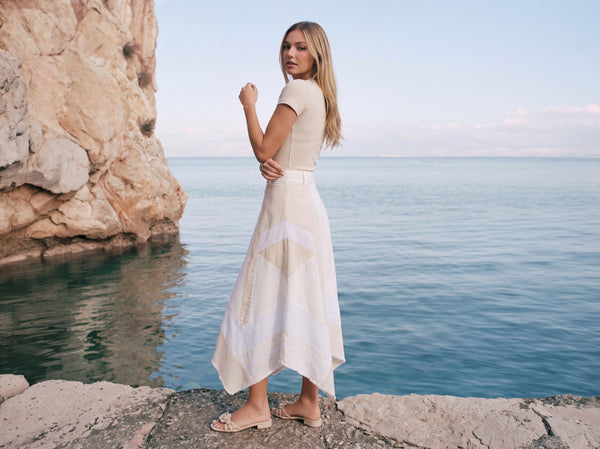 Kendra Skirt (Beige)
