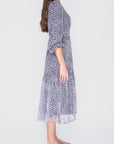 GWENYTH DRESS (Blue/Pattern)