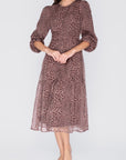 GWENYTH DRESS (Dark/Brown)