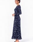 Stacey Dress (Blue Pattern)