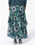 Leydis Skirt (Green Purple)