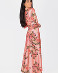 Audrey Dress Long Sleeve (Pink Ground)