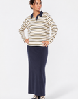 Bennie Top (Ivory Navy)