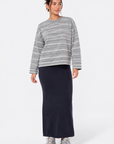 Elka Top (Grey Navy)