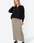 Mina Skirt 35" (Light Beige)
