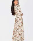 Audrey Dress Long Sleeve (Ivory Ground)
