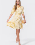 Celine Dress 39" (Butter Yellow)