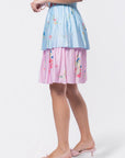 Nora Skirt 23" (Blue Pink)