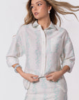 Lula Top (Green Pattern)