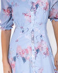 Lana Dress (Blue Pattern)
