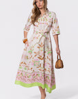 Anika Dress (Ivory Flower)