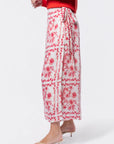 Leila Skirt (White Red)