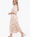 Alice Dress Short Sleeve (Ivory Khaki)