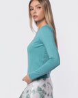 Ingrid Top (Light Teal Green)