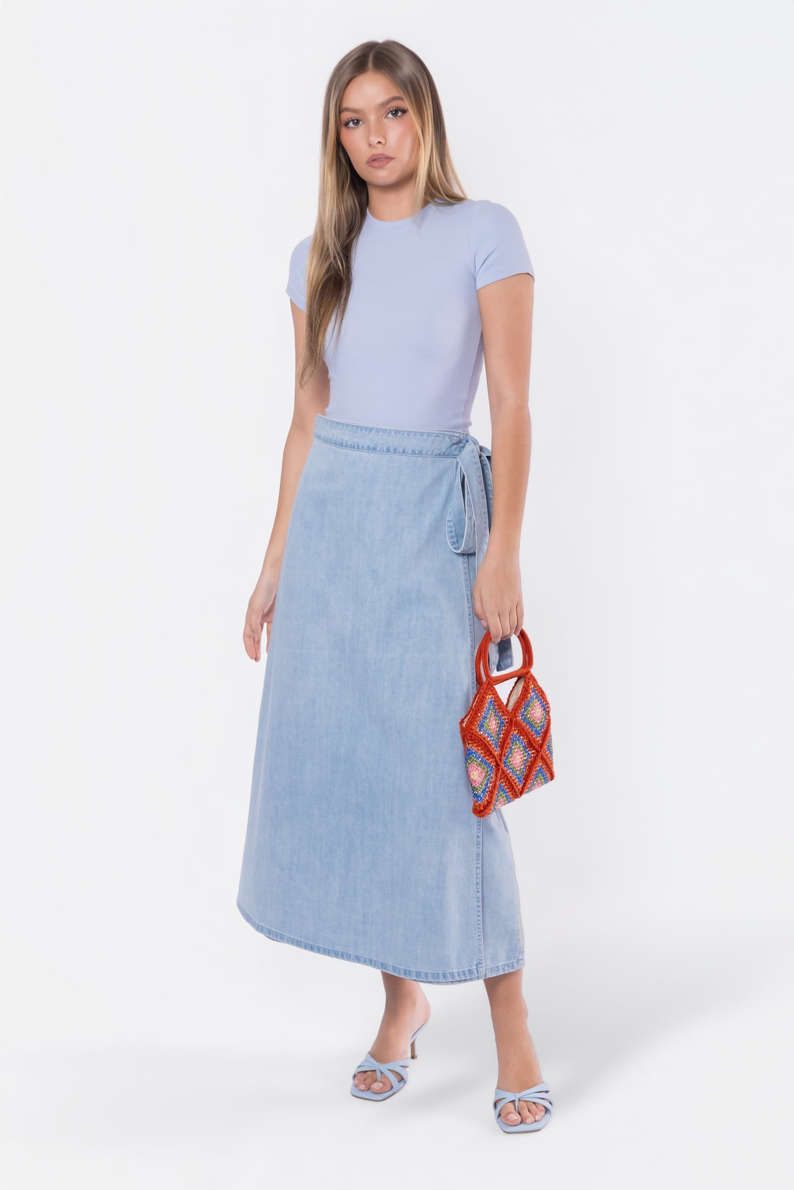 Sydney Skirt (Light Blue) – Yakira Bella