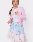 Nora Skirt 23" (Blue Pink)