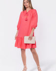 Clio Dress 37" (Pink)