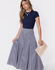 Sonoma Skirt (Blue Stripe)