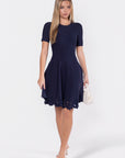 Lily Dress (Navy)