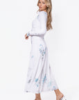 Mariella Dress (White/Green)