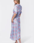 Audrey Dress Short Sleeve (Blue Ground)