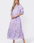 Victoria Dress (Blue Pink)