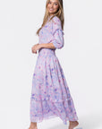 Victoria Dress (Blue Pink)