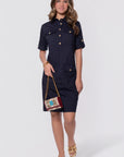 Hayden Dress (Navy)