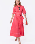Logan Dress (Coral Pink)