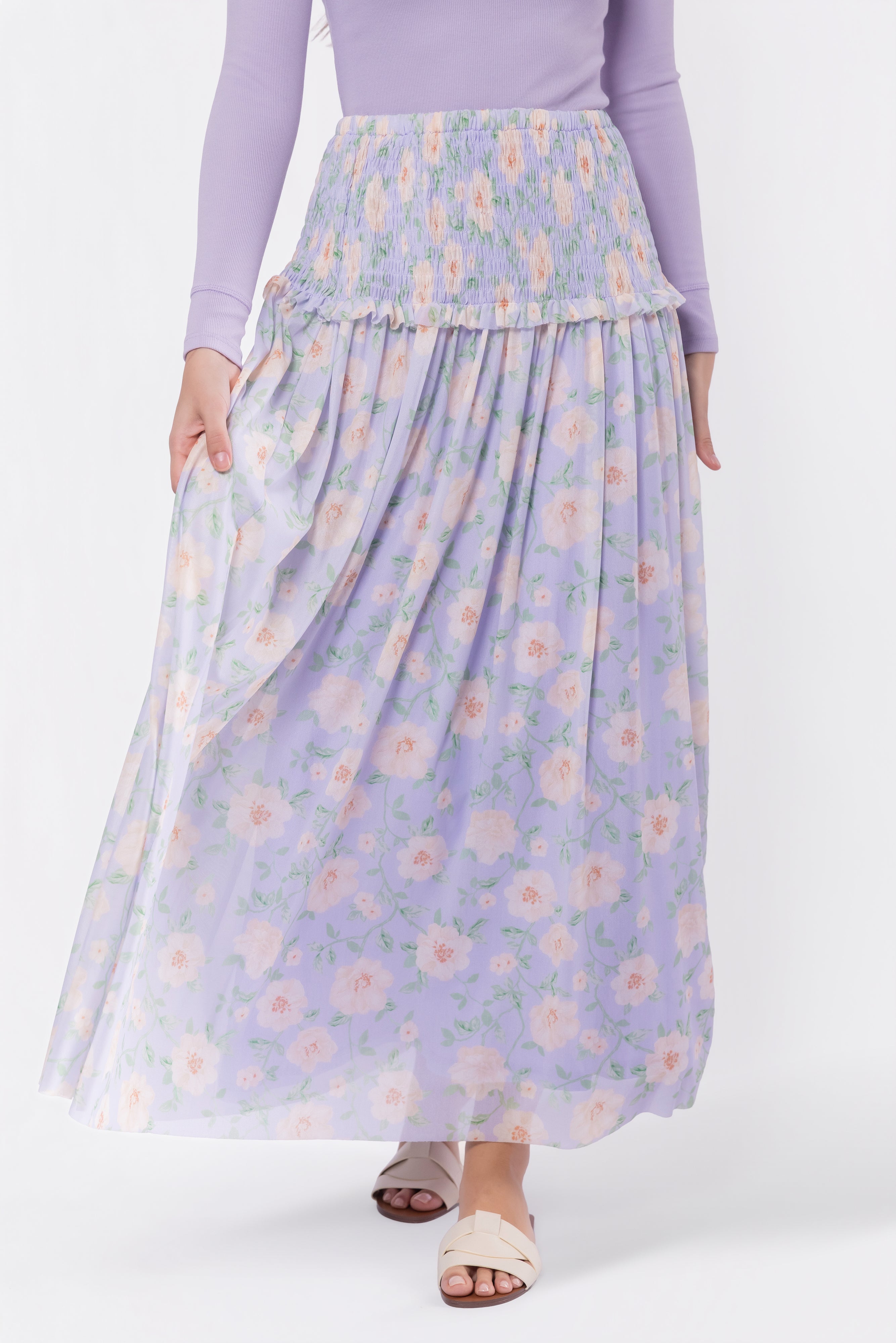 Liana Skirt (Light Lavender) – Yakira Bella