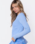 Paige Top (Light Blue)