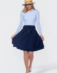 Avery Skirt 23" (Navy)