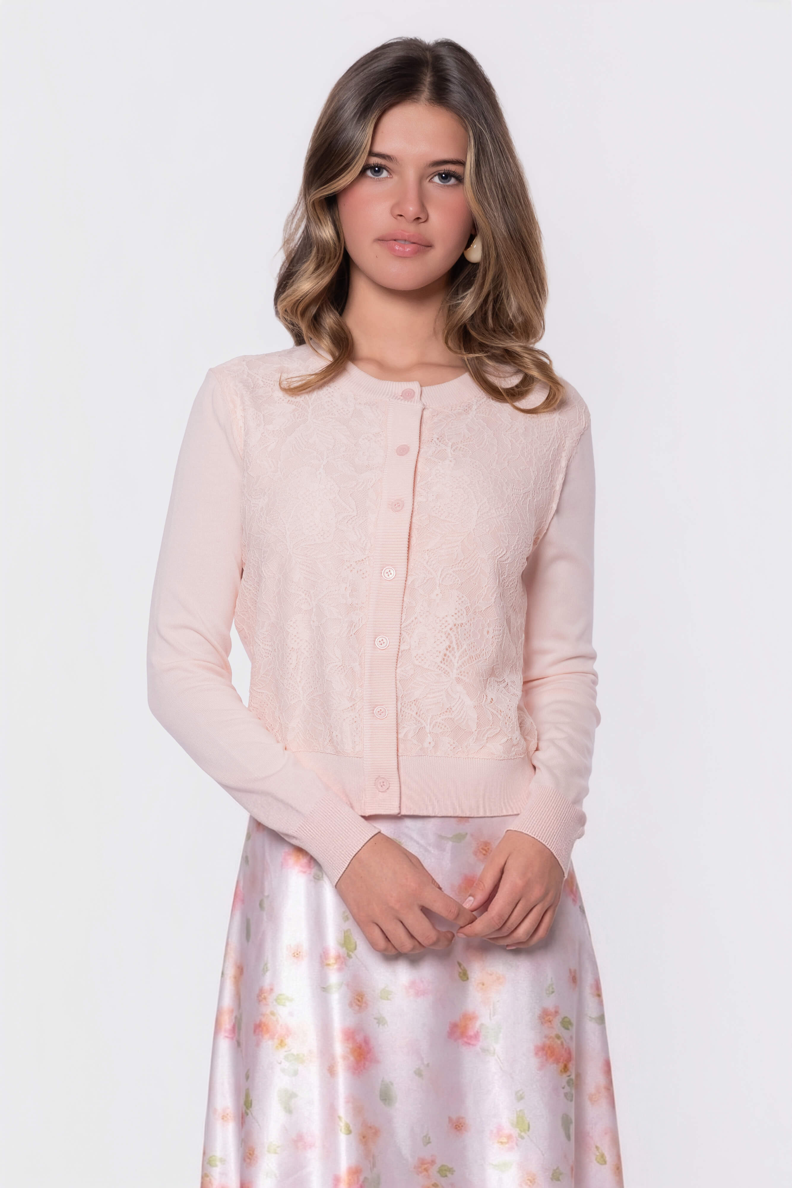 【aaakira】 Visionaire 29　WOMAN Dahlia Cardigan (Light Pink) – Yakira Bella