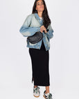 Oversized Denim Jacket (Blue)