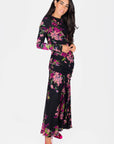 Miri Dress (Black Pattern)