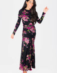 Miri Dress (Black Pattern)