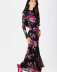 Miri Dress (Black Pattern)