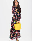 Connie Dress (Black Ground)