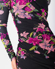 Miri Dress (Black Pattern)