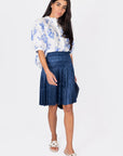 Tina Skirt 20" (Navy)