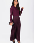 Bailey Top (Burgundy)