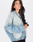 Oversized Denim Jacket (Blue)