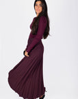 Astra Skirt (Burgundy)