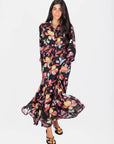 Connie Dress (Black Ground)