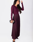 Astra Skirt (Burgundy)