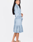 ALEX DRESS 41" (CHAMBRAY)