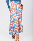 Dakota Skirt (Ivory/Blue)