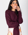 Jessica Top (Burgundy)